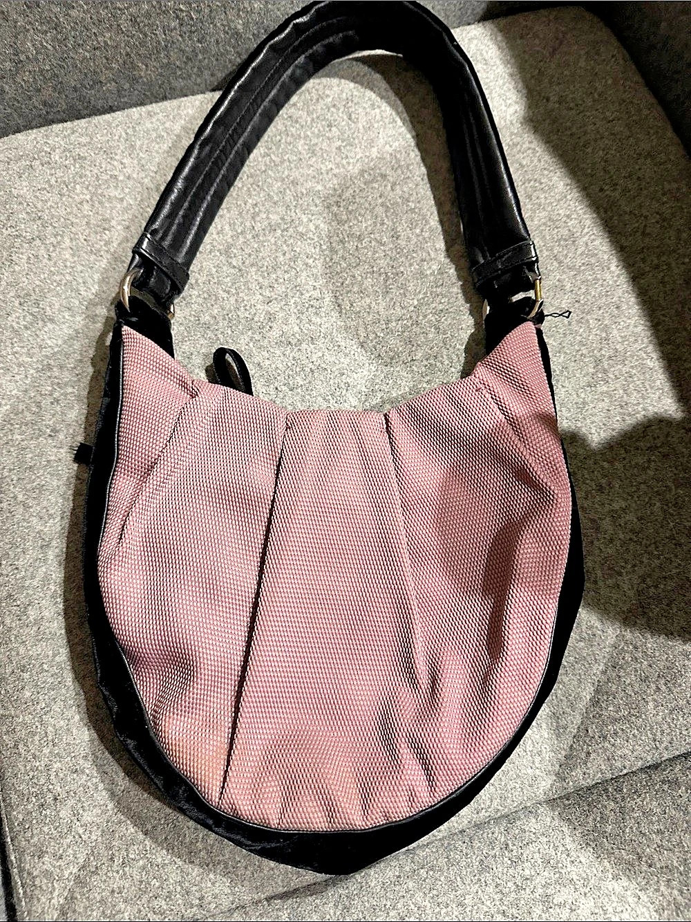 Ysl Pink & Black Hobo Bag